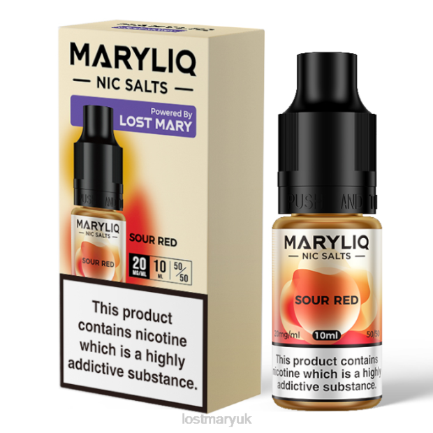 Sour Lost Mary Uk Flavours - LOST MARY MARYLIQ Nic Salts - 10ml THZJ216 - Click Image to Close