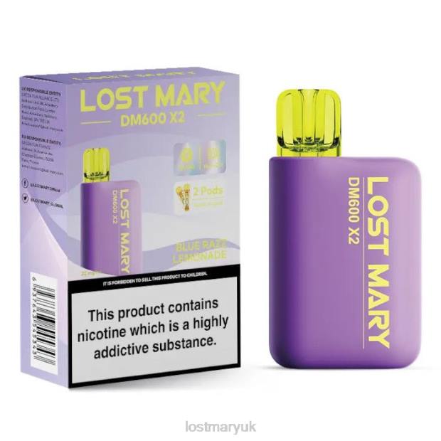 Blue Razz Lemonade Lost Mary Vape Sale - LOST MARY DM600 X2 Disposable Vape THZJ188