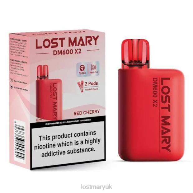 Red Cherry Lost Mary Vape Sale - LOST MARY DM600 X2 Disposable Vape THZJ198 - Click Image to Close
