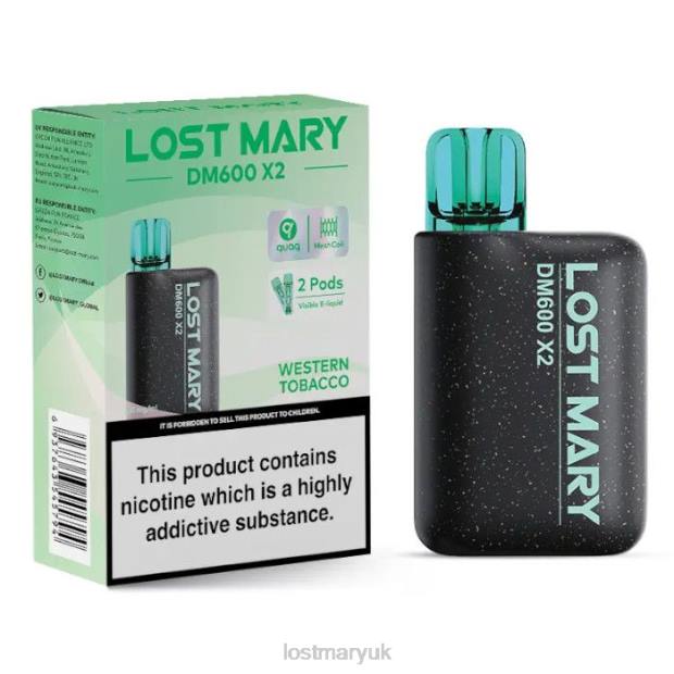 Western Tobacco Lost Mary Vape UK - LOST MARY DM600 X2 Disposable Vape THZJ201 - Click Image to Close